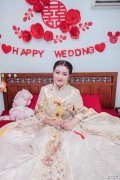 北京中式婚礼新娘跟妆 中式新娘化妆 中式新娘造型设计 婚庆跟妆